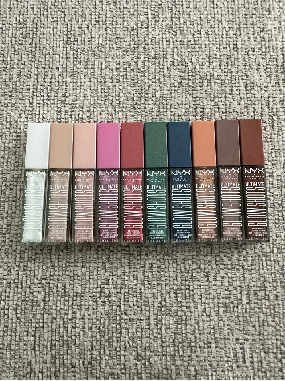 BRAND NEW NYX Makeup Ultimate Glow Shots Brightening Liquid Eyeshadow Lot of 10